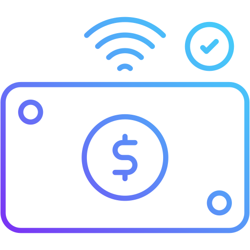 paiement en ligne Generic Gradient Icône