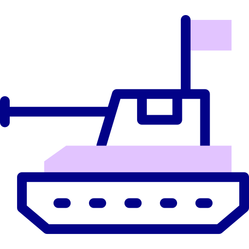 czołg Detailed Mixed Lineal color ikona