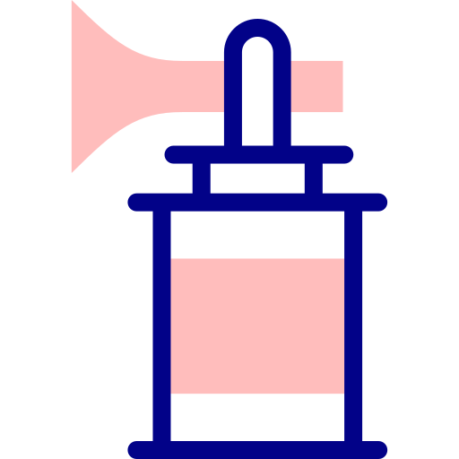 Air horn Detailed Mixed Lineal color icon