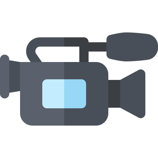 ビデオカメラ Basic Rounded Flat icon