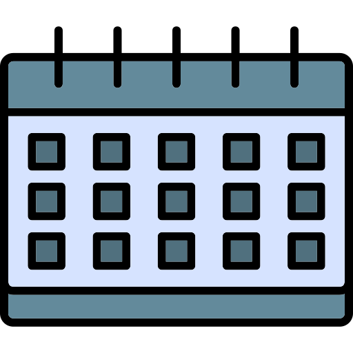 kalendarz Generic Outline Color ikona