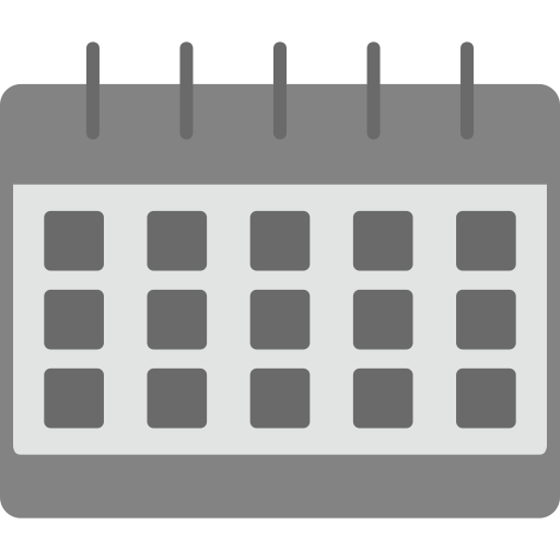 kalender Generic Grey icoon