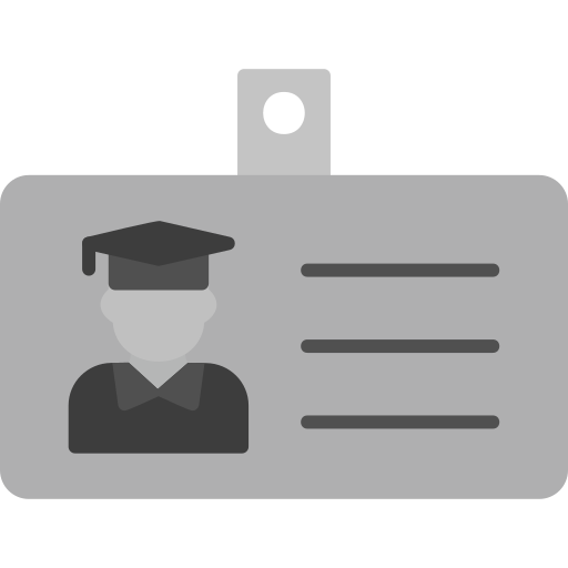 Student card Generic Grey icon