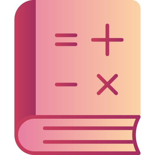 Math book Generic Flat Gradient icon
