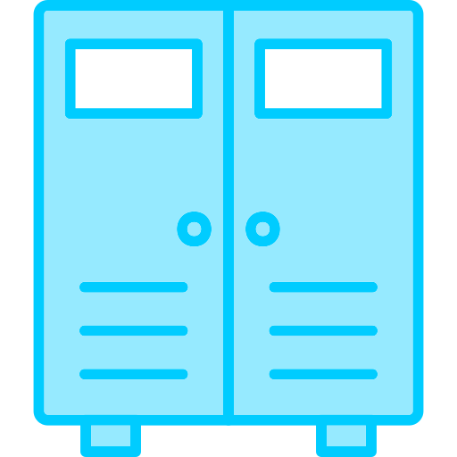 casiers Generic Blue Icône