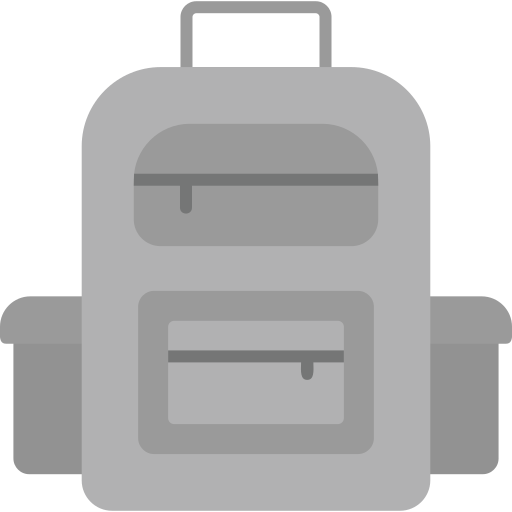 School bag Generic Grey icon