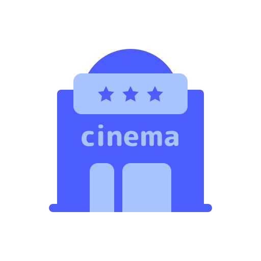 映画館 Generic Blue icon