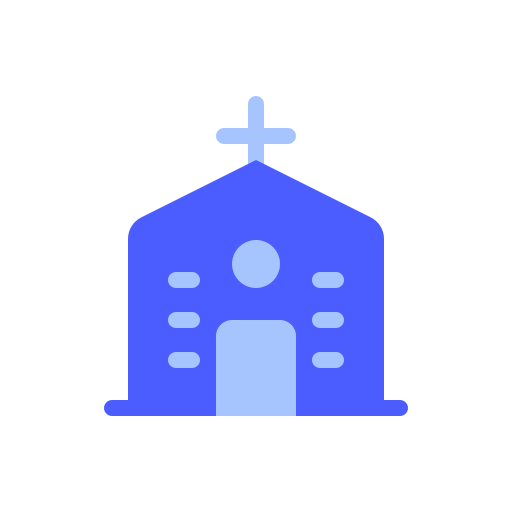 igreja Generic Blue Ícone