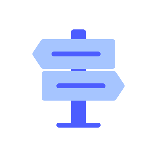 道標 Generic Blue icon