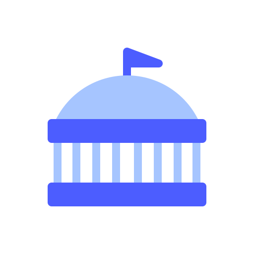 대사관 Generic Blue icon