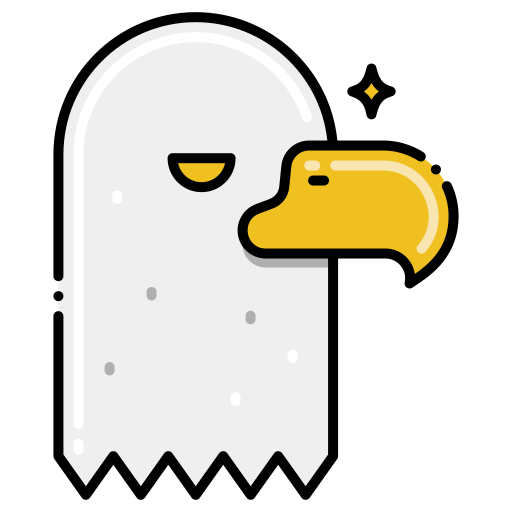 Águila Flaticons Lineal Color icono