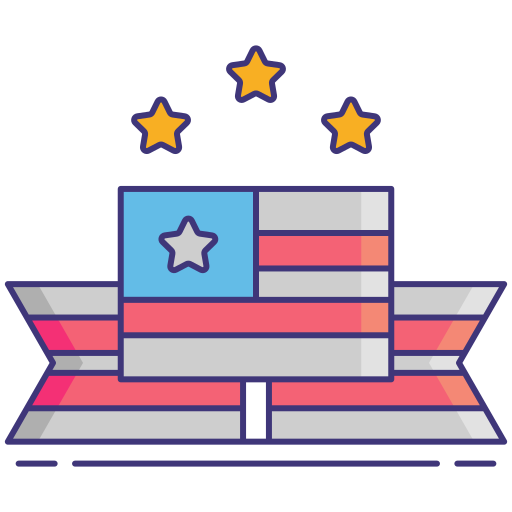 4th of july Flaticons Lineal Color icon