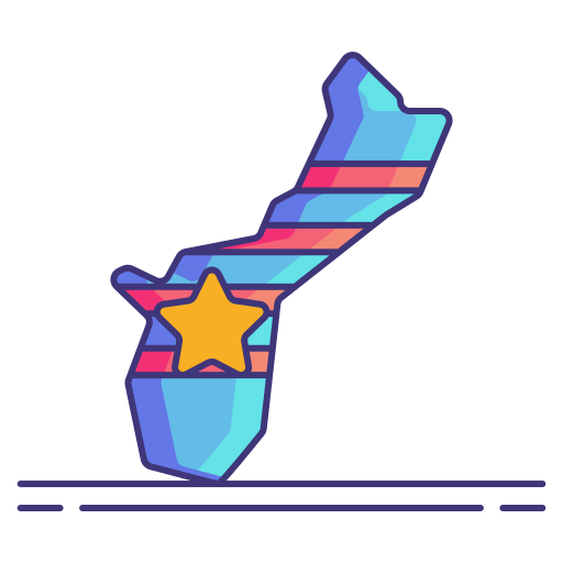 guam Flaticons Lineal Color ikona