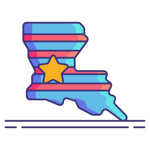 Louisiana Flaticons Lineal Color icon