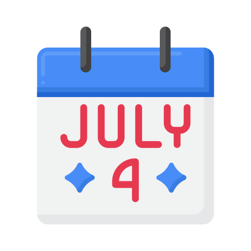 4 lipca Flaticons Flat ikona