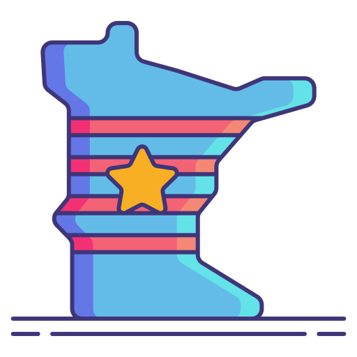 Миннесота Flaticons Lineal Color иконка