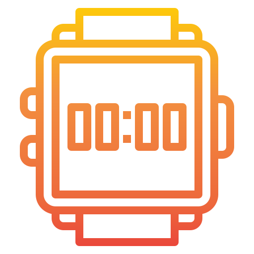 Цифровые часы Catkuro Gradient иконка