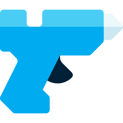 Glue gun Basic Rounded Flat icon