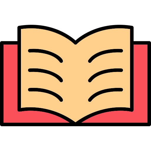 本のページ Generic Outline Color icon