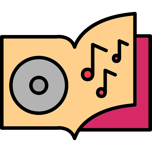 książka audio Generic Outline Color ikona