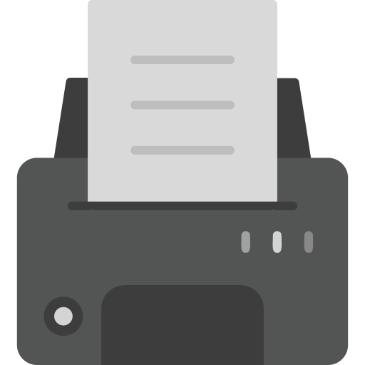printer Generic Grey icoon