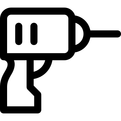 perceuse Basic Rounded Lineal Icône