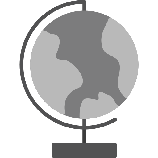 wereldbol Generic Grey icoon