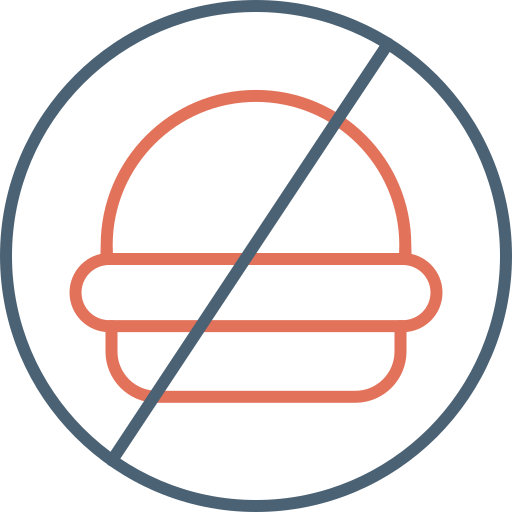 No food Generic Outline Color icon