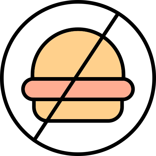 食べ物が無い Generic Outline Color icon