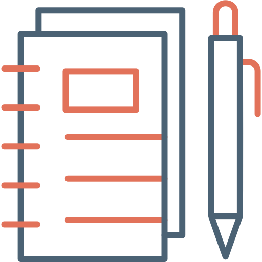 Notebook Generic Outline Color icon