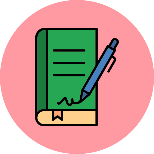 Signing Generic Outline Color icon