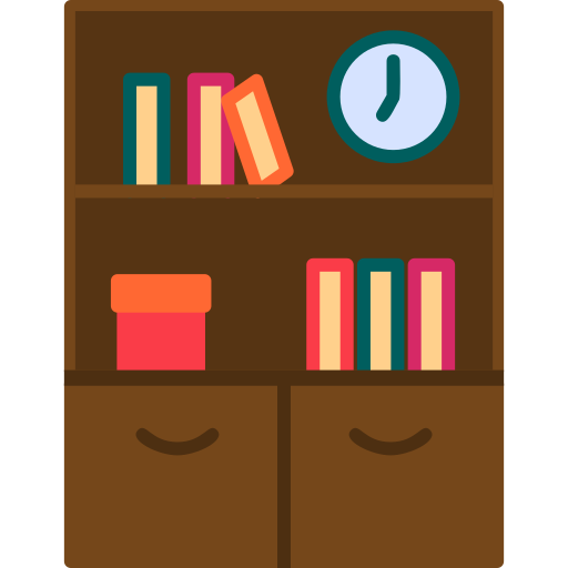 Bookshelf Generic Flat icon