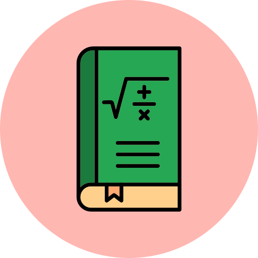 Math book Generic Outline Color icon