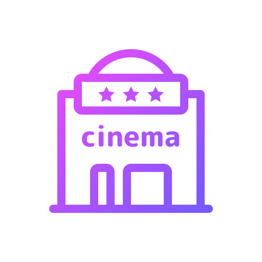Movie theater Generic Gradient icon