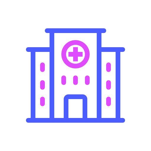 病院 Generic Outline Color icon
