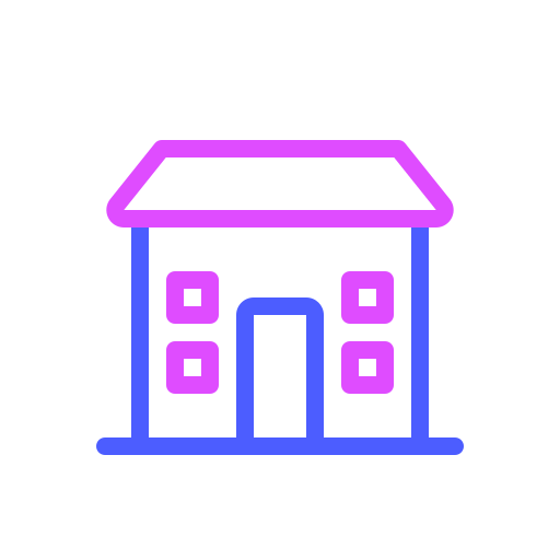 House Generic Outline Color icon