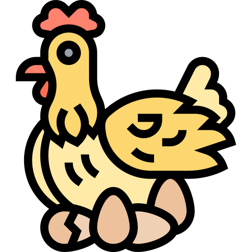 Chicken Meticulous Lineal Color icon
