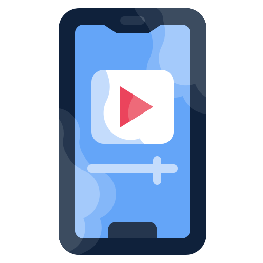 wideo mobilne Generic Flat ikona