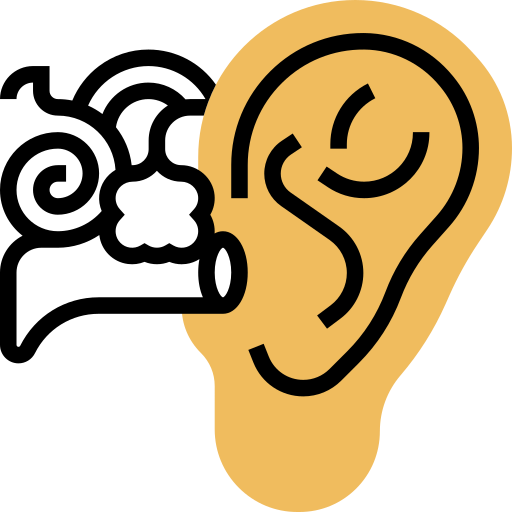 Ear Meticulous Yellow shadow icon