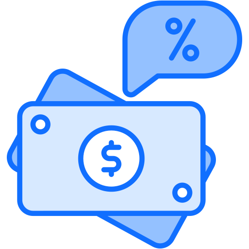 belastingen Generic Blue icoon