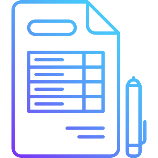 fattura Generic Gradient icona