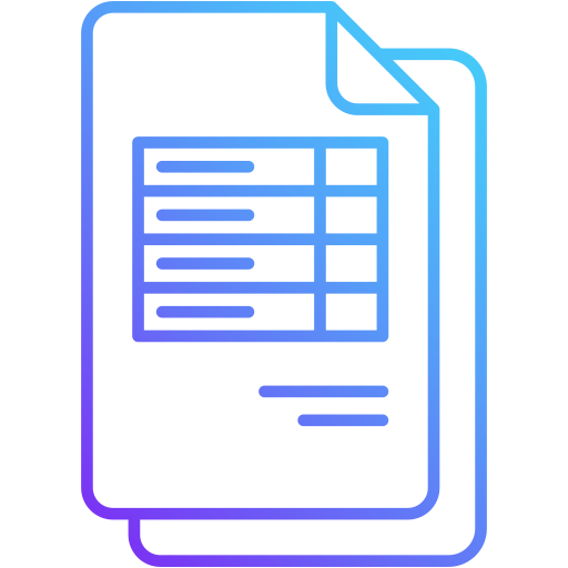 facture d'achat Generic Gradient Icône