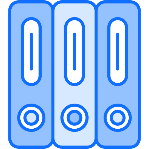 buchhaltung Generic Blue icon