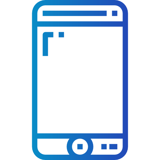 smartphone Smalllikeart Gradient icona