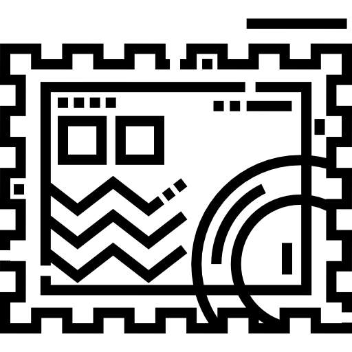 スタンプ Detailed Straight Lineal icon
