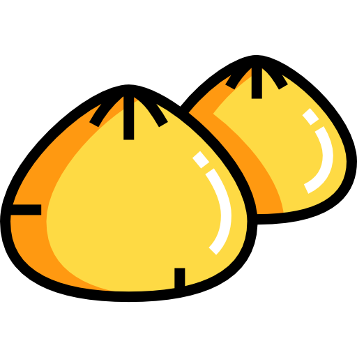 Dumpling Detailed Straight Lineal color icon