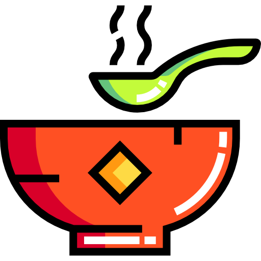スープ Detailed Straight Lineal color icon