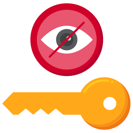 prywatny klucz Flaticons Flat ikona