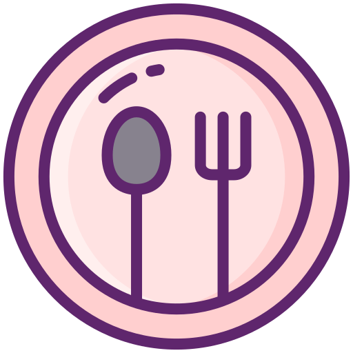 Żywność Flaticons Lineal Color ikona