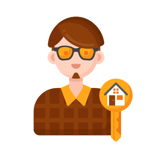 agent immobilier Flaticons Flat Icône